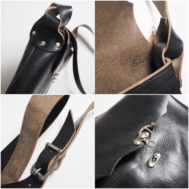 FERNAND LEATHER フェルナンドレザー ショルダーバッグ iPad LATCH POUCH / 2カラーの画像