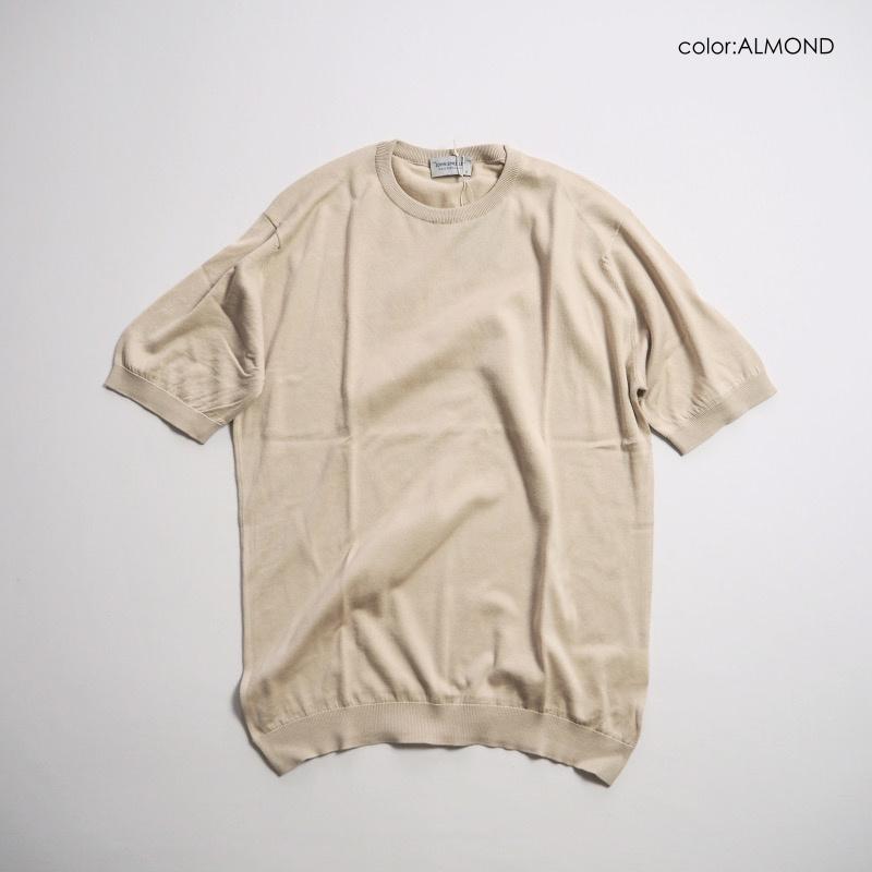 JOHN SMEDLEY ジョンスメドレー 30GGクルーネック半袖コットンニット ニットTシャツ S4633 / 3カラー｜todayisthedayannex｜02