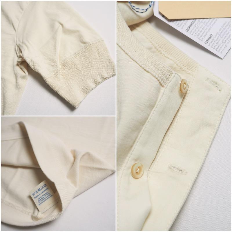 Merz b.Schwanen（メルツベーシュヴァーネン） ヘンリーネックTシャツ