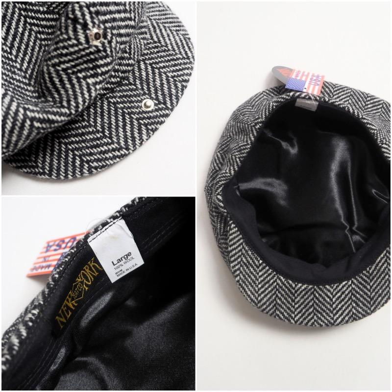 NEW YORK HAT（ニューヨークハット） ヘリンボーンツイード