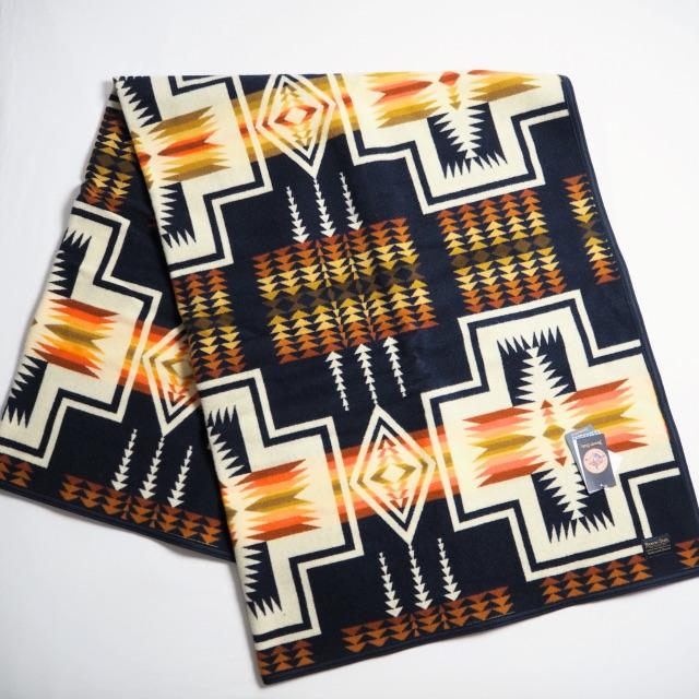 PENDLETON ペンドルトン 大判ブランケット HARDING (162cmx203cm) / NAVY(53949
