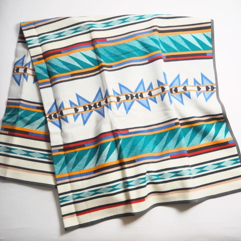 PENDLETON（ペンドルトン） 大判ブランケット TURQUOISE RIDGE (QUEEN