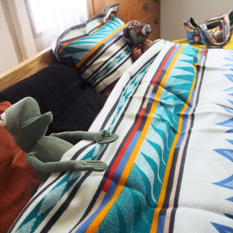 新品　ペンドルトン ブランケット 大判サイズ PENDLETON（ペンドルトン） 大判ひざ掛け リバーシブル 127cm x 177cm