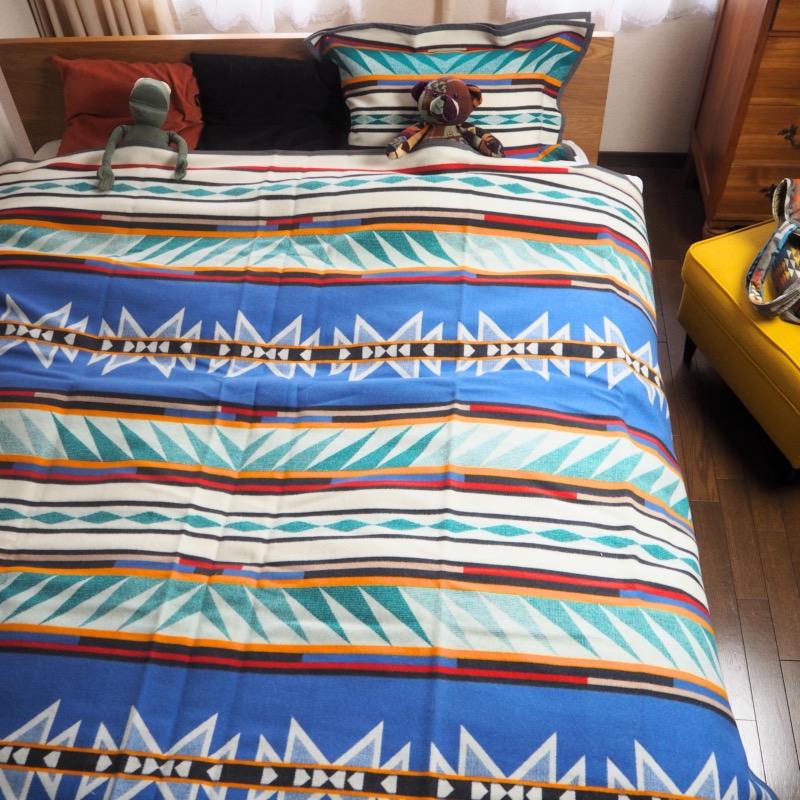 PENDLETON（ペンドルトン） 大判ブランケット TURQUOISE RIDGE (QUEEN
