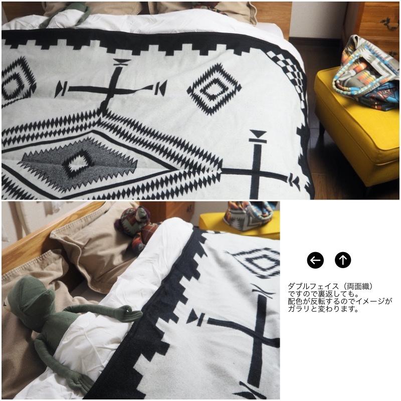 極美品 レア柄 PENDLETON ペンドルトン 大判 ブランケット PENDLETON ペンドルトン 大判ブランケット LOS OJOS (162cmx203cm