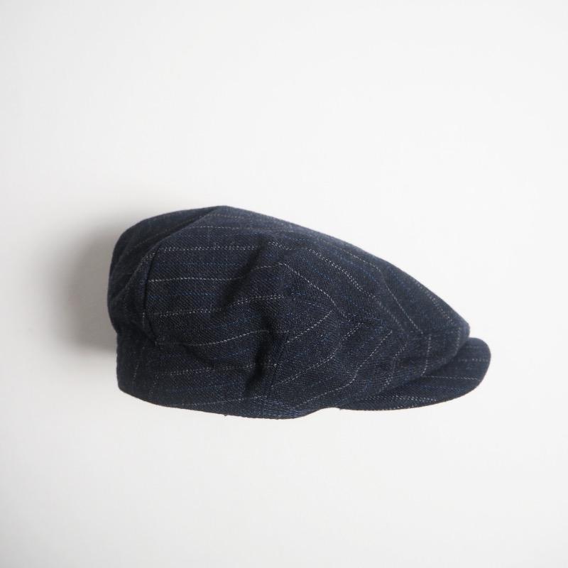HACKNEY UNION WORKHOUSE ハックニーユニオンワークハウス ハリスツイードハンチング SAVOY CAP / NAVY ...