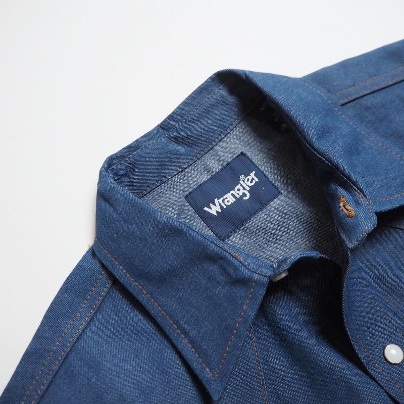 Wrangler（ラングラー） 半袖デニムウエスタンシャツ MS3127B / RIGID