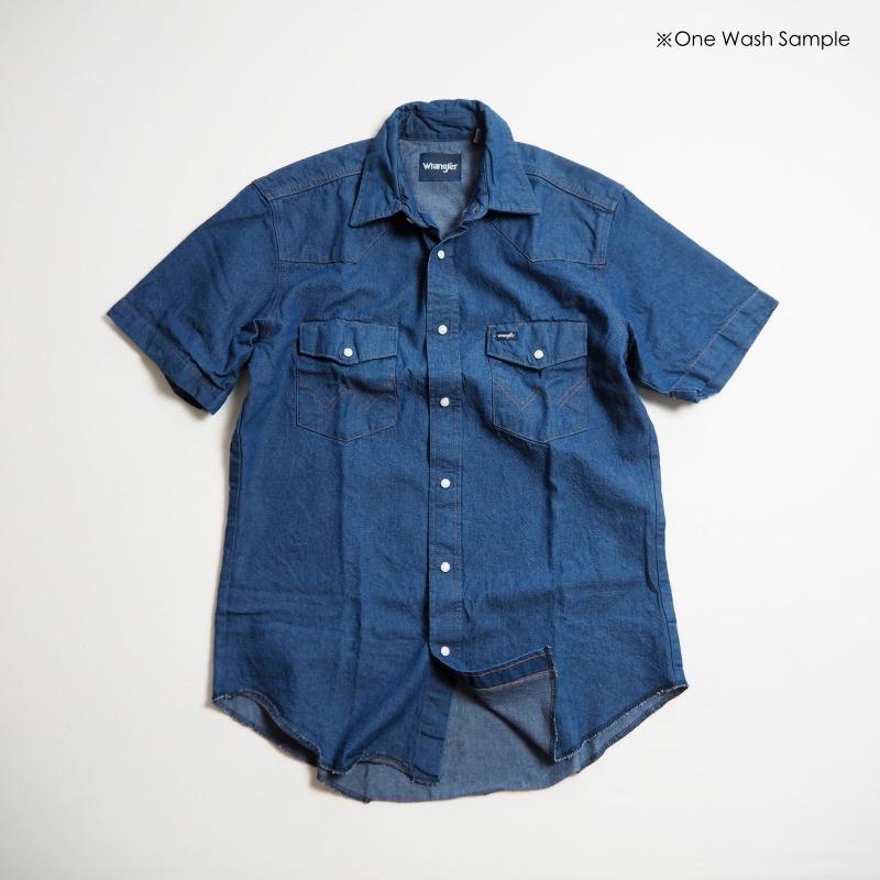 Wrangler（ラングラー） 半袖デニムウエスタンシャツ MS3127B / RIGID