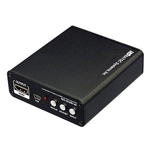 ラトックシステム 4K対応 コンポジット Sビデオ to HDMIアップスキャンコンバーター REX-AV2HD-4K