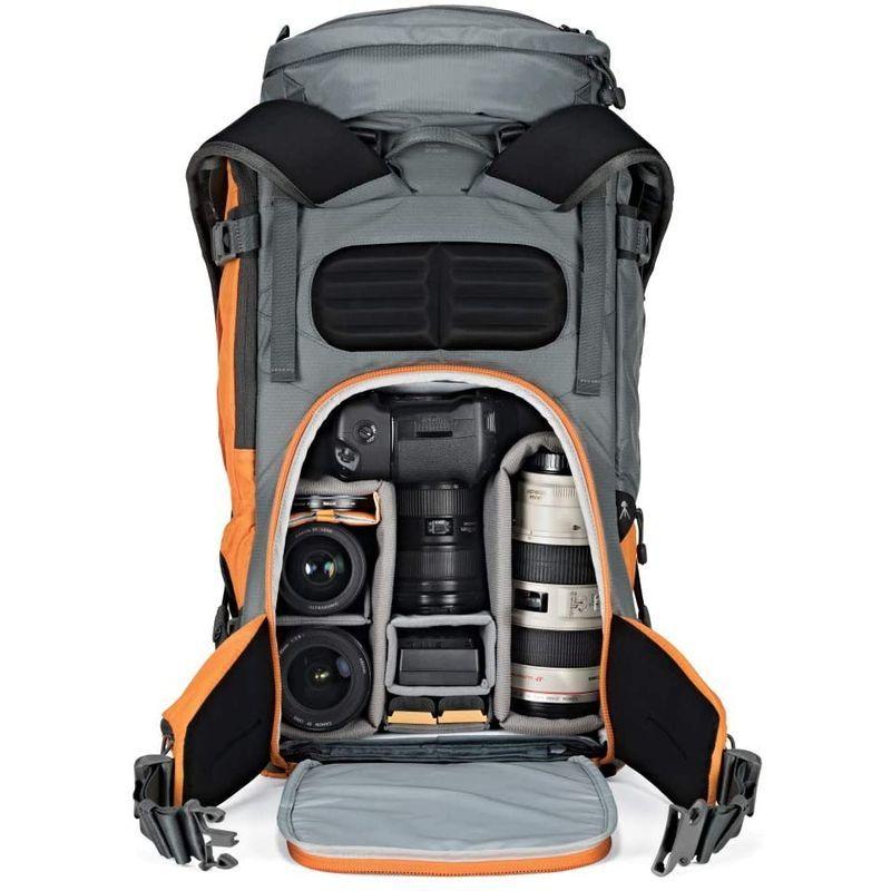 Lowepro カメラバッグ パウダー BP500AW グレー/オレンジ 51L レインカバー付属 LP37230-PWW カメラバッグ パウダー BP500AW グレー/オレンジ 51L レインカバー付属 LP37230 PWW