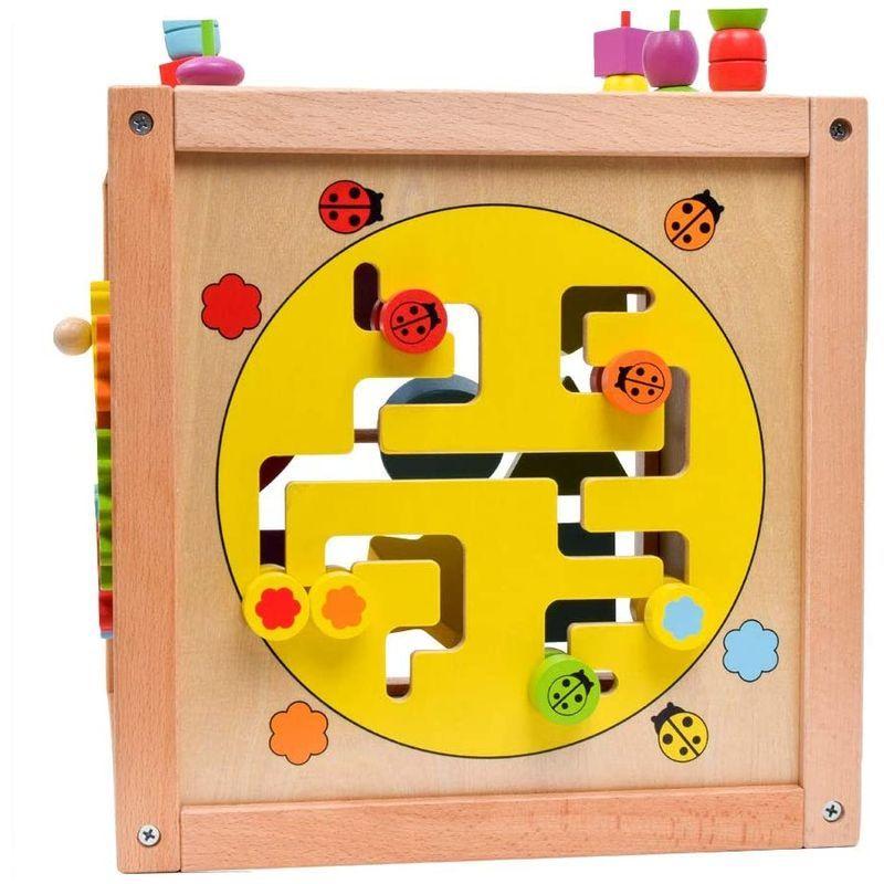 [即日発送] Classic World クラシックワールド マルチアクティビティ キューブ CL2885 おもちゃ 知育玩具 ルーピング 指先 木製 【N1757676332】(10952円)