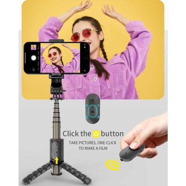 RURILIFE 自撮り棒 じどり棒 スマホ三脚スタンド スマホ三脚リモコン