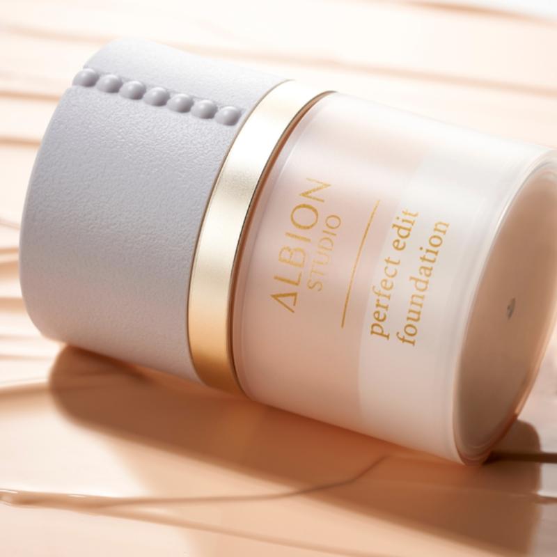 新品　ALBION スタジオクリームファンデ　パウダーperfect edit パーフェクトエディット ファンデーション〈ファンデーション