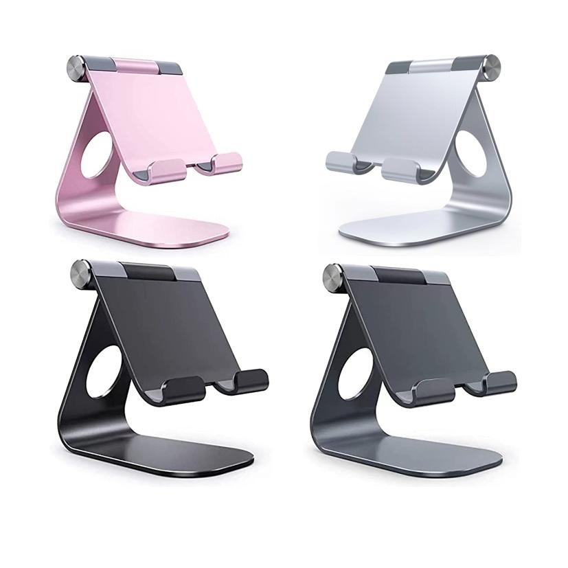 OMOTON タブレット 卓上アルミスタンドホルダー　2個セット Lomicall stand:卓上縦置きスタンド, タブレット スタンド アルミ