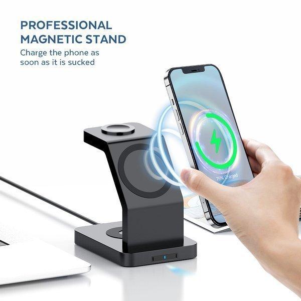 RURILIFE 3in1 MAGNETIC スマホ ワイアレス 充電器 ワイヤレス充電器
