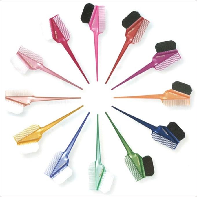 サンビー ヘアダイブラシ K-60 ブラック他12色 美容師 ヘアカラー ハケ