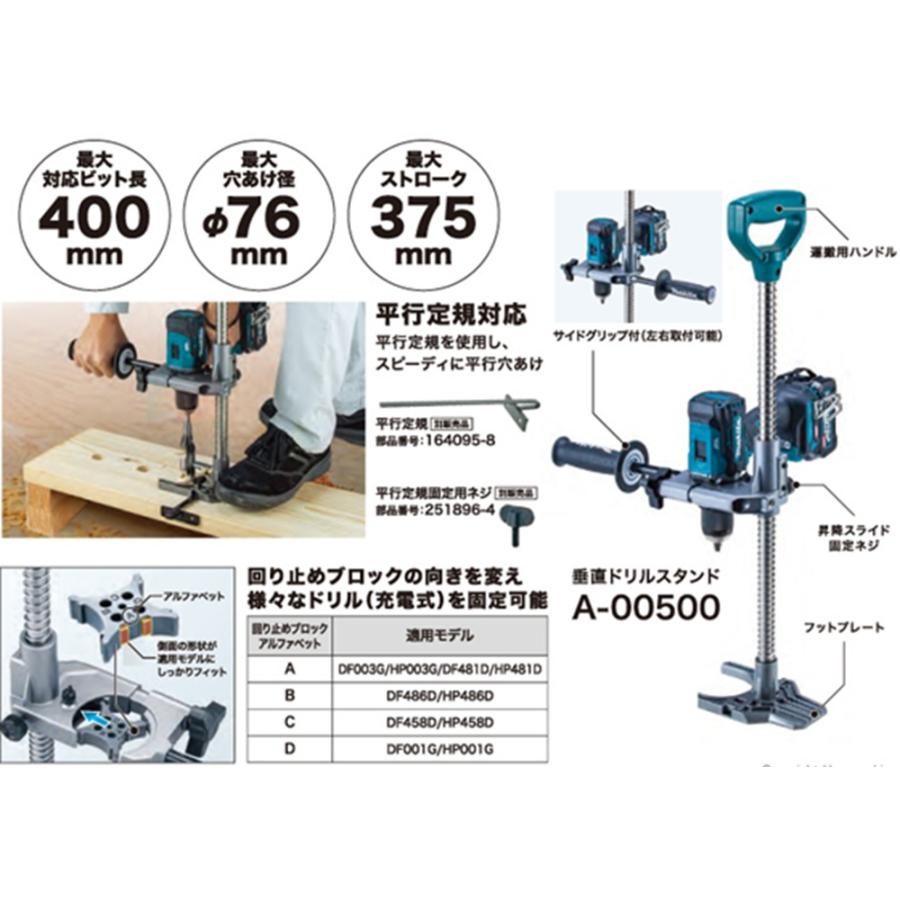 マキタ（makita） 垂直ドリルスタンド A-00500 : プロツールショップ