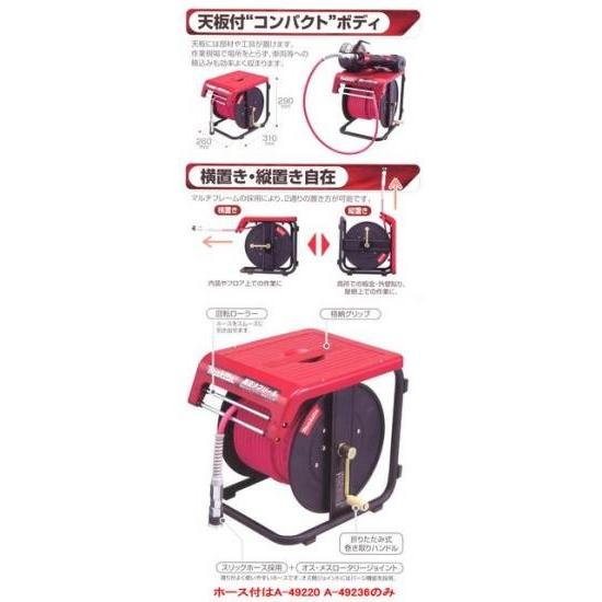 マキタ 高圧タフリール 高圧スリックホース6-30m付(A-49220 マキタ 高圧タフリール 高圧スリックホース6-30m付(A-49220