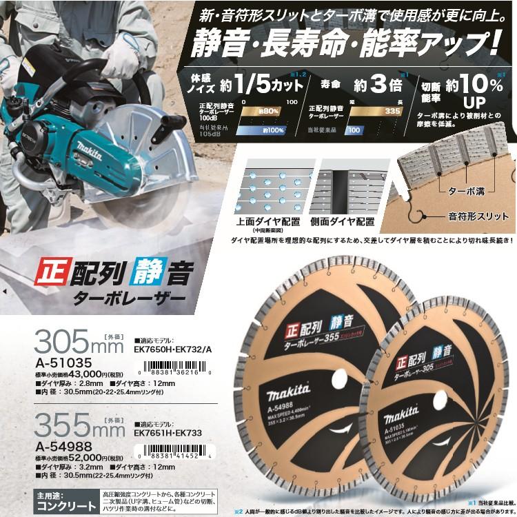 マキタ（makita） ダイヤモンドホイール 正配列静音ターボレーザー 