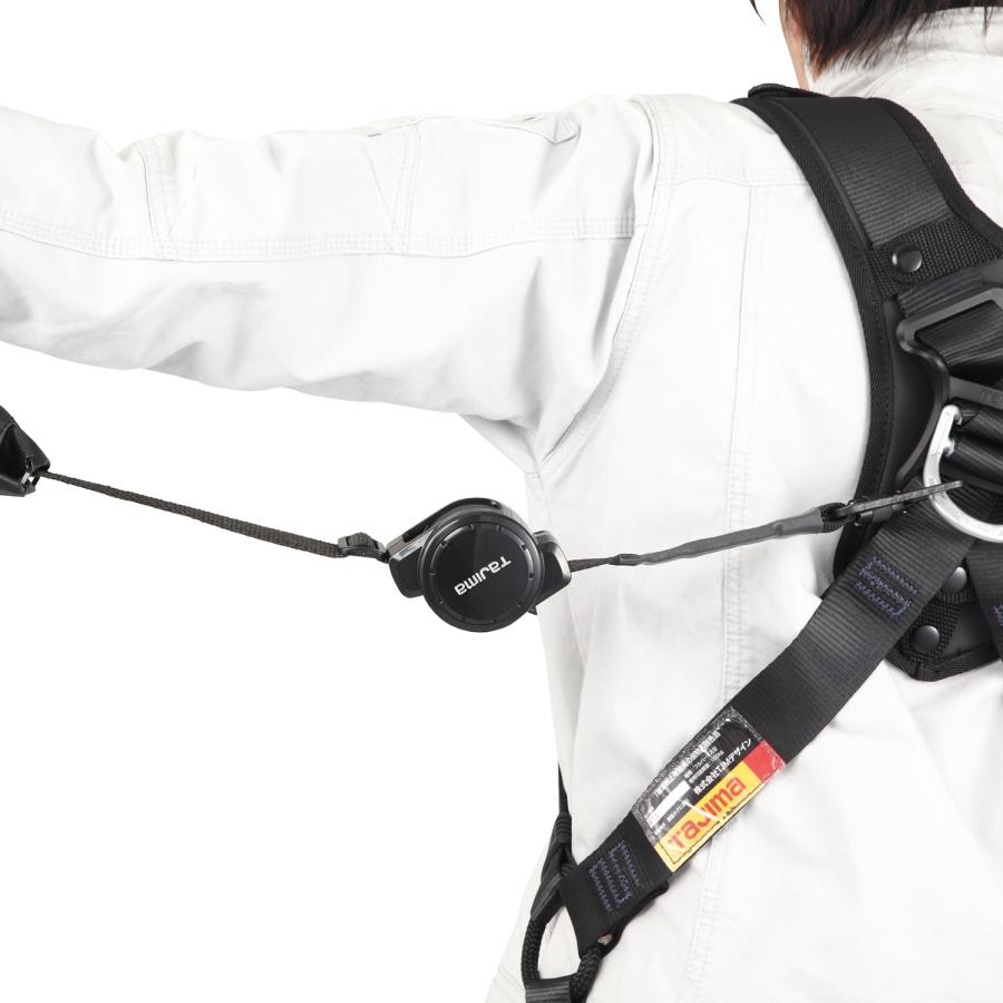 Tajima タジマ ハーネス・胴ベルト兼用巻取式ランヤードCR150F