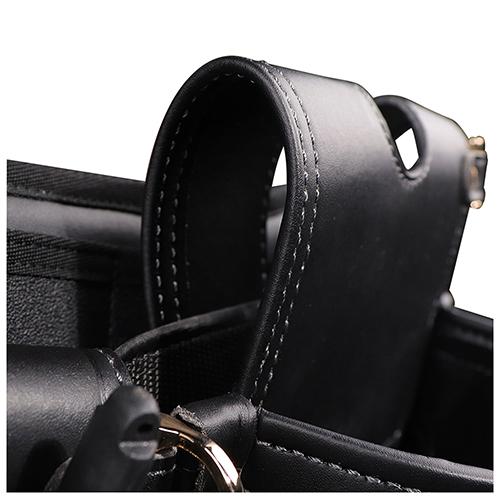 フジ矢 黒金シリーズ 腰袋3段 ツールポーチ AB-23BG フジ矢 腰袋3段(黒金) AB-23BG : プロツールショップとぎや