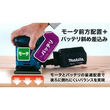 マキタ（makita） 18V充電式防じんミニサンダ BO480DZ 本体のみ : プロ