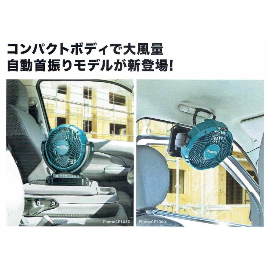 マキタ（makita） 14.4/18V充電式ファン CF102DZ 本体のみ : プロ