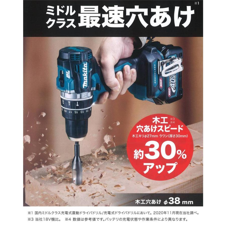 マキタ（makita） 40Vmax充電式ドライバドリル DF002GZ(本体のみ) 青