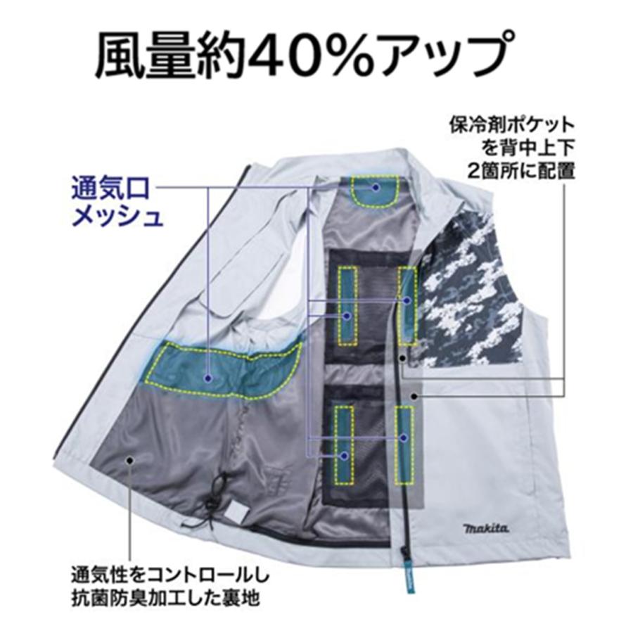 Makita 充電式ファンジャケット（ホルダー付き）FJ401DZL Lサイズ マキタ（makita） 充電式ファンジャケット FJ220DZL Lサイズ