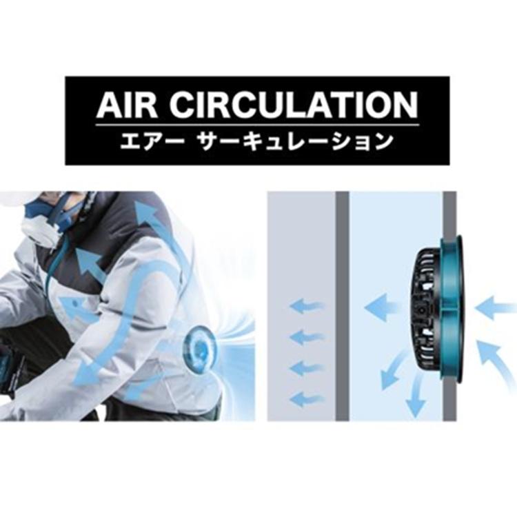 マキタ（makita） 充電式ファンベスト FV220DZ3L 3Lサイズ グレー