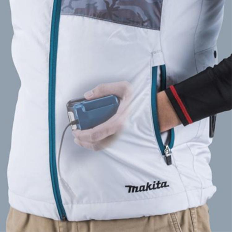 新品未使用即使用可能3点セットmakita コードレスファンベスト LL マキタ（makita） 充電式ファンベスト FV220DZLL LLサイズ グレー