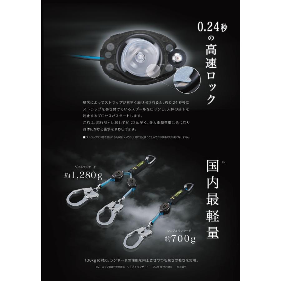 タイタン サンコータイタン 新規格 胴ベルト型/フルハーネス型兼用墜落
