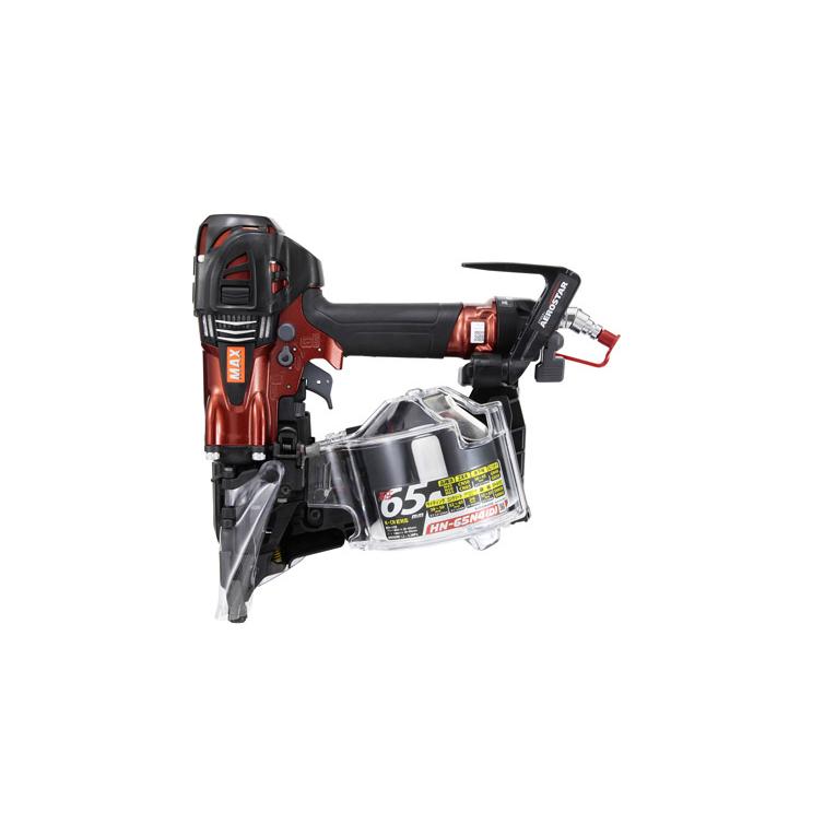 マックス MAX 高圧コイルネイラ HN-65N4(D)-R マイスターレッド