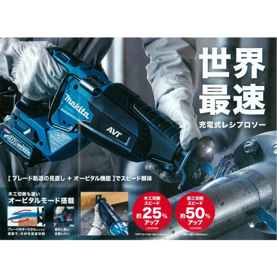 マキタ makita JR002GRDX 40Vmax 充電式レシプロソー【野田愛宕店