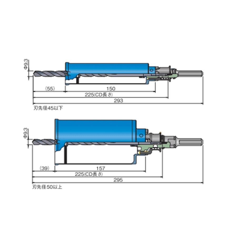 ミヤナガ（MIYANAGA） ポリクリック 乾式ガルバウッドコアドリル 105mm