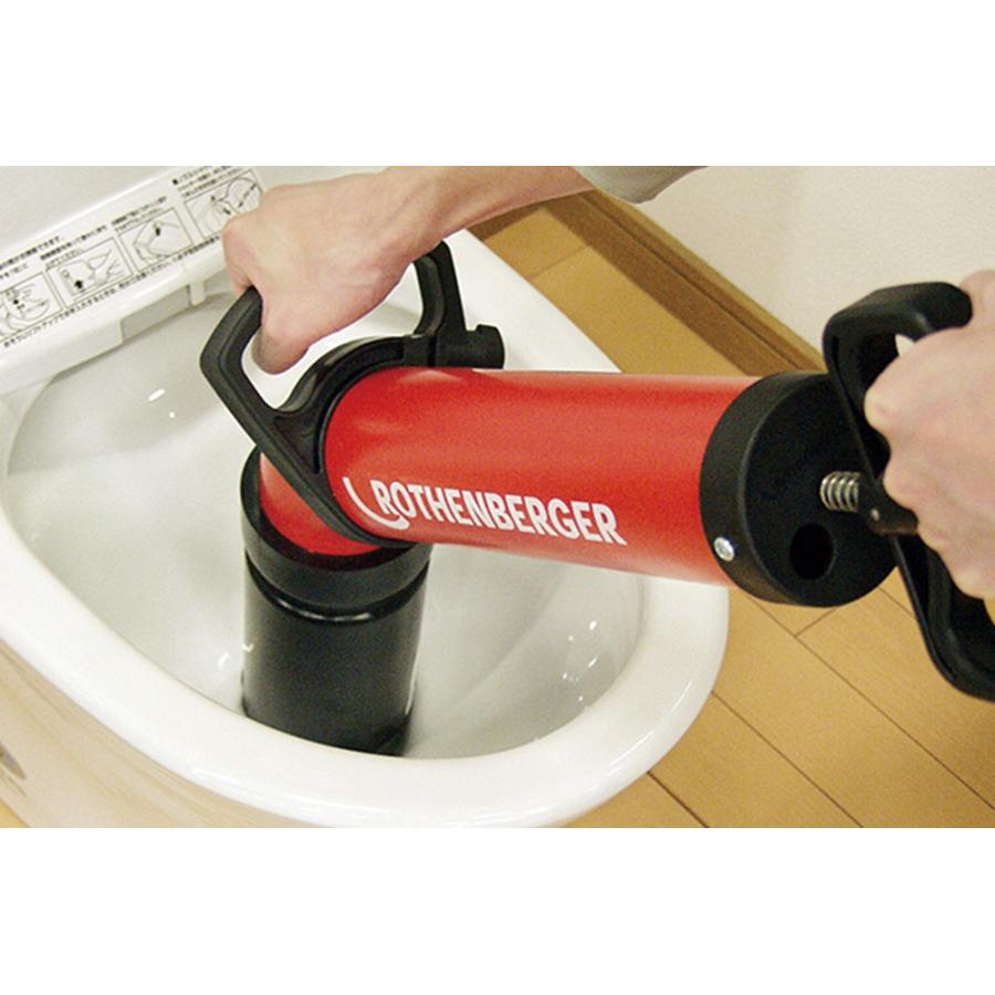 アサダ 排水管清掃機 ローポンプスーパープラス(ケース付) Sセット