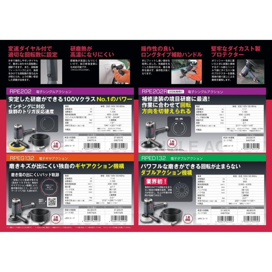 京セラ 脱着式コード式電子シングルアクションポリッシャー 京セラ 脱着式コード式電子シングルアクションポリッシャー