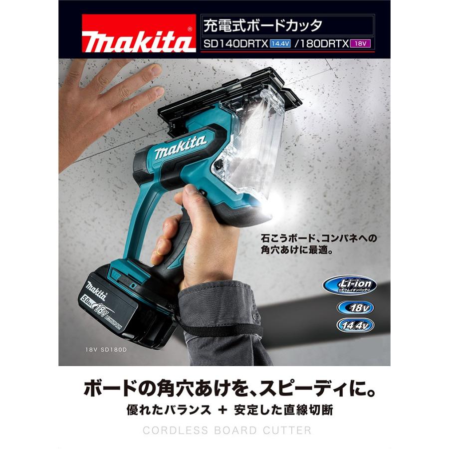 マキタ（makita） 18V充電式ボードカッタ SD180DZ 本体のみ : プロ