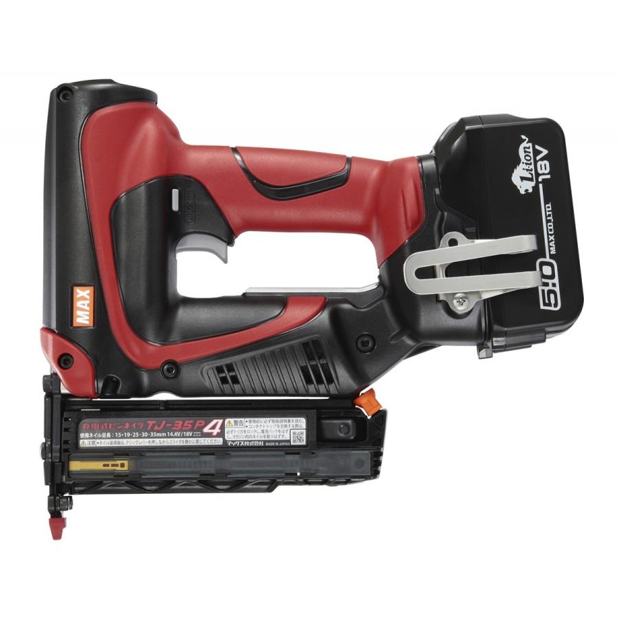 マックス（MAX） MAX 18V(5.0Ah)充電式ピンネイラ TJ-35P4-BC/1850A 