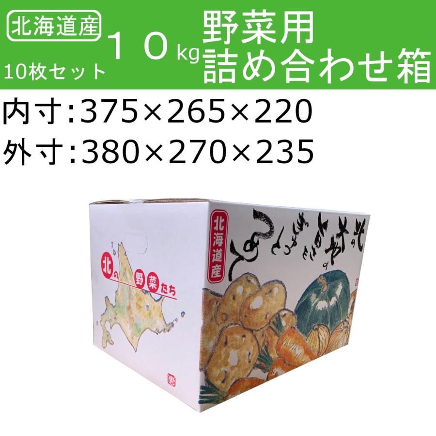 北海道産 野菜 ダンボール ワンタッチ 段ボール 北の野菜たち 約１０ｋｇ 10枚セット ダンボール箱 Ky10kg T Style ヤフー店 通販 Yahoo ショッピング