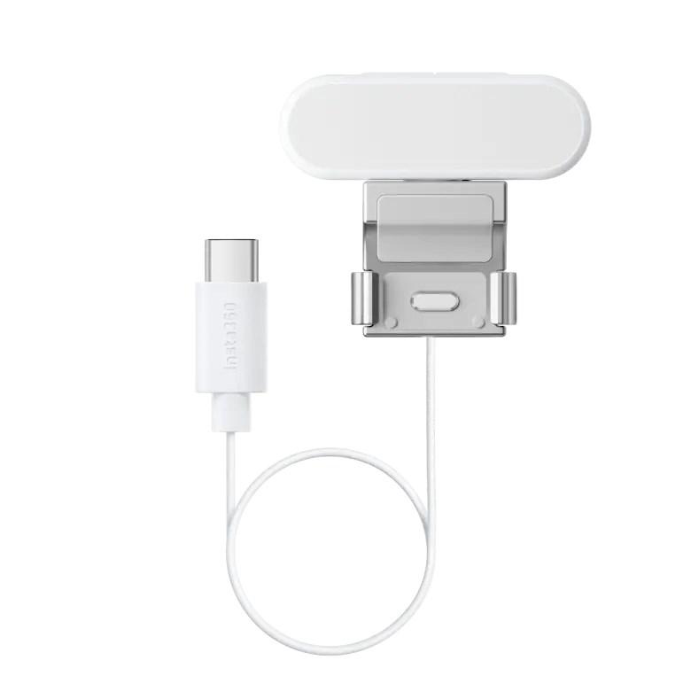 [美品]Insta360 Flowホワイト+純正スポットライト付き 美品】Insta360 Flow (スポットライト自撮りライト付き)