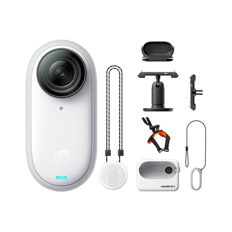 Insta360 GO3 64GB バイク撮影キット   本体セット + クイックリリースマウント + ヘルメット顎マウント  + 磁気ペンダント安全コード｜tohasen｜02