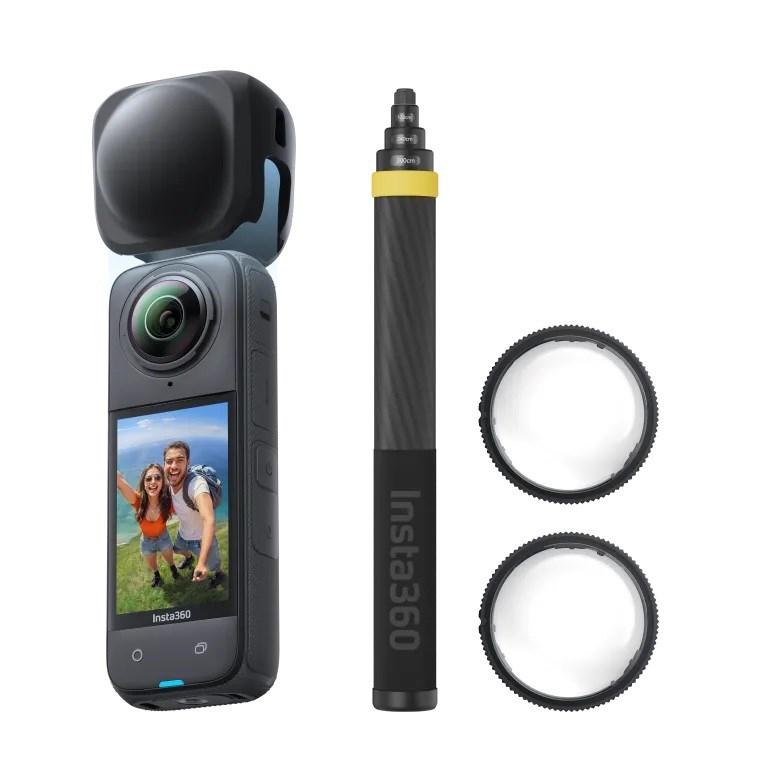 Insta360 X4 No Drone Problem キット | 超長い(3m)自撮り棒 + Insta360 X4 No Drone Problem キット | 超長い(3m)自撮り棒 +