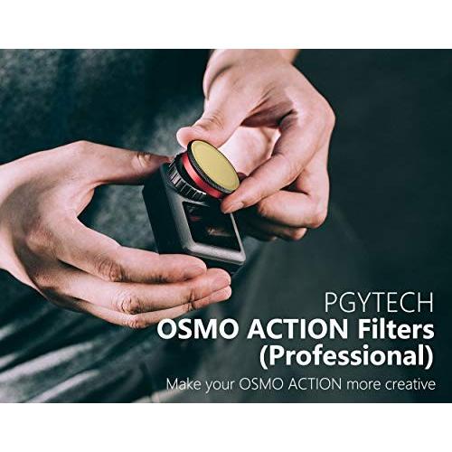 売切特価】PGYTECH Osmo Action フィルター NDセット ND8/16/32/64