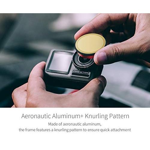 売切特価】PGYTECH Osmo Action フィルター NDセット ND8/16/32/64