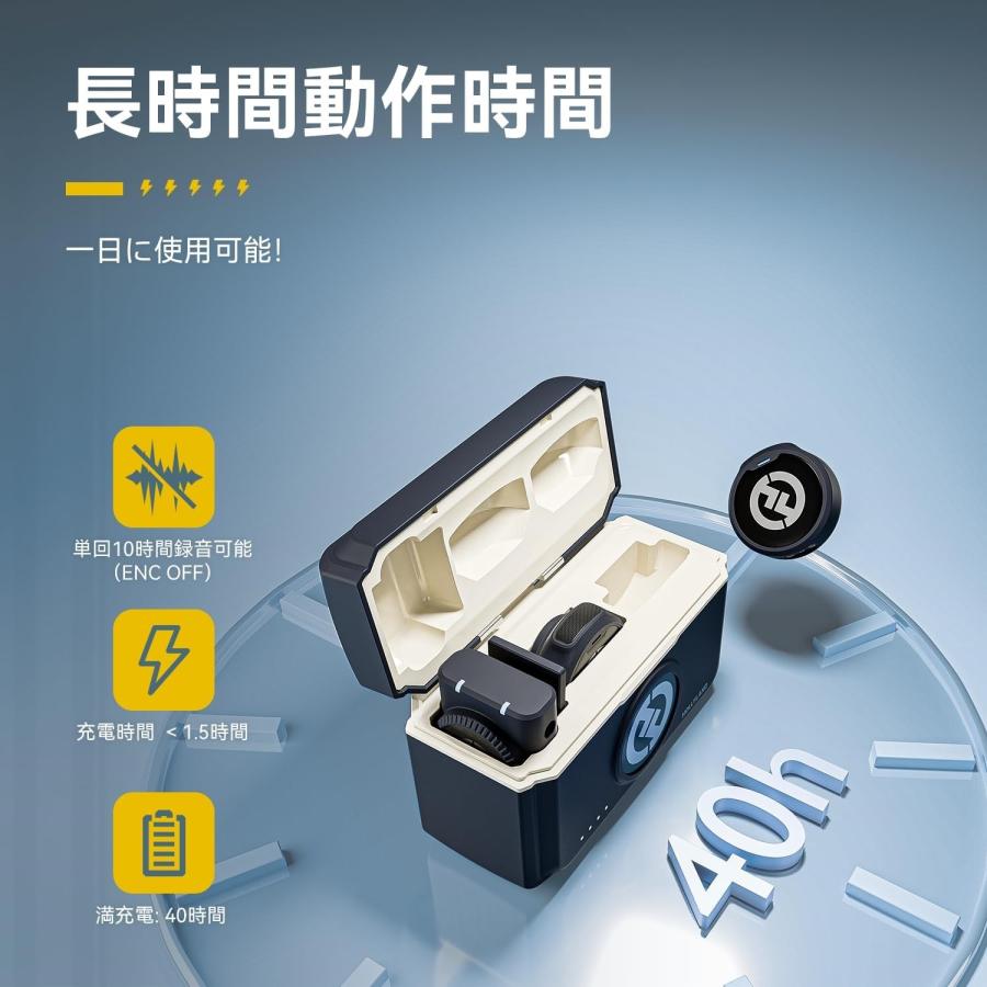 Hollyland Lark M2 with Lighting Plug (Duo,Shine Charcoal