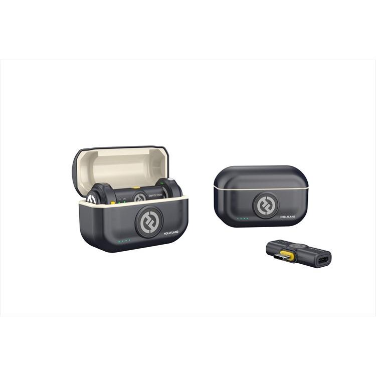 Hollyland Lark M2 with Lighting Plug (Duo,Shine Charcoal