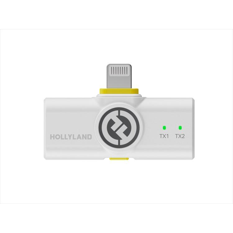 Hollyland Lark M2 with Lighting Plug (Duo,Ivory White) Lightning