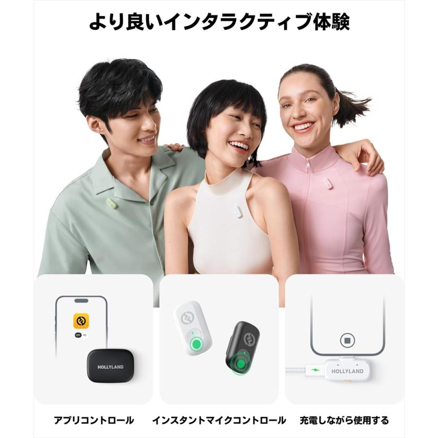 Hollyland LARK A1 Combo (Cloud Pink, with USB-C RX + Lightning