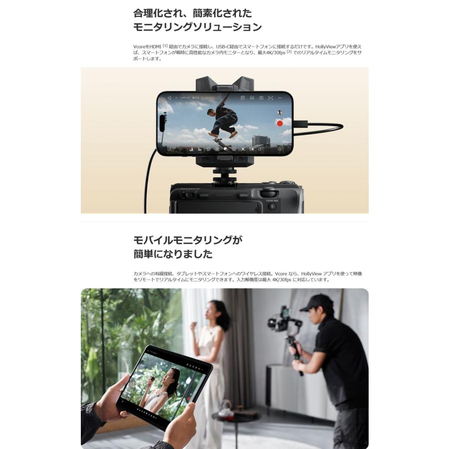 Hollyland Vcore ワイヤレス 映像伝送システム Wireless Video